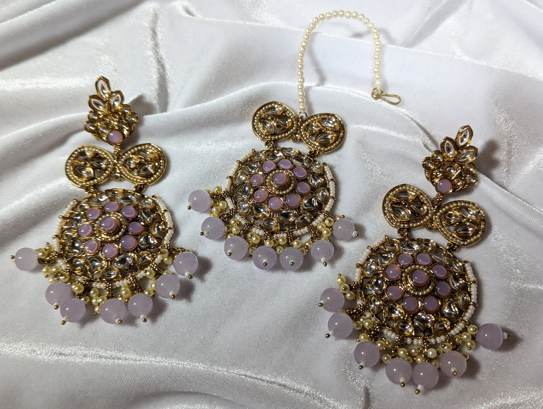 Earrings With Tikka