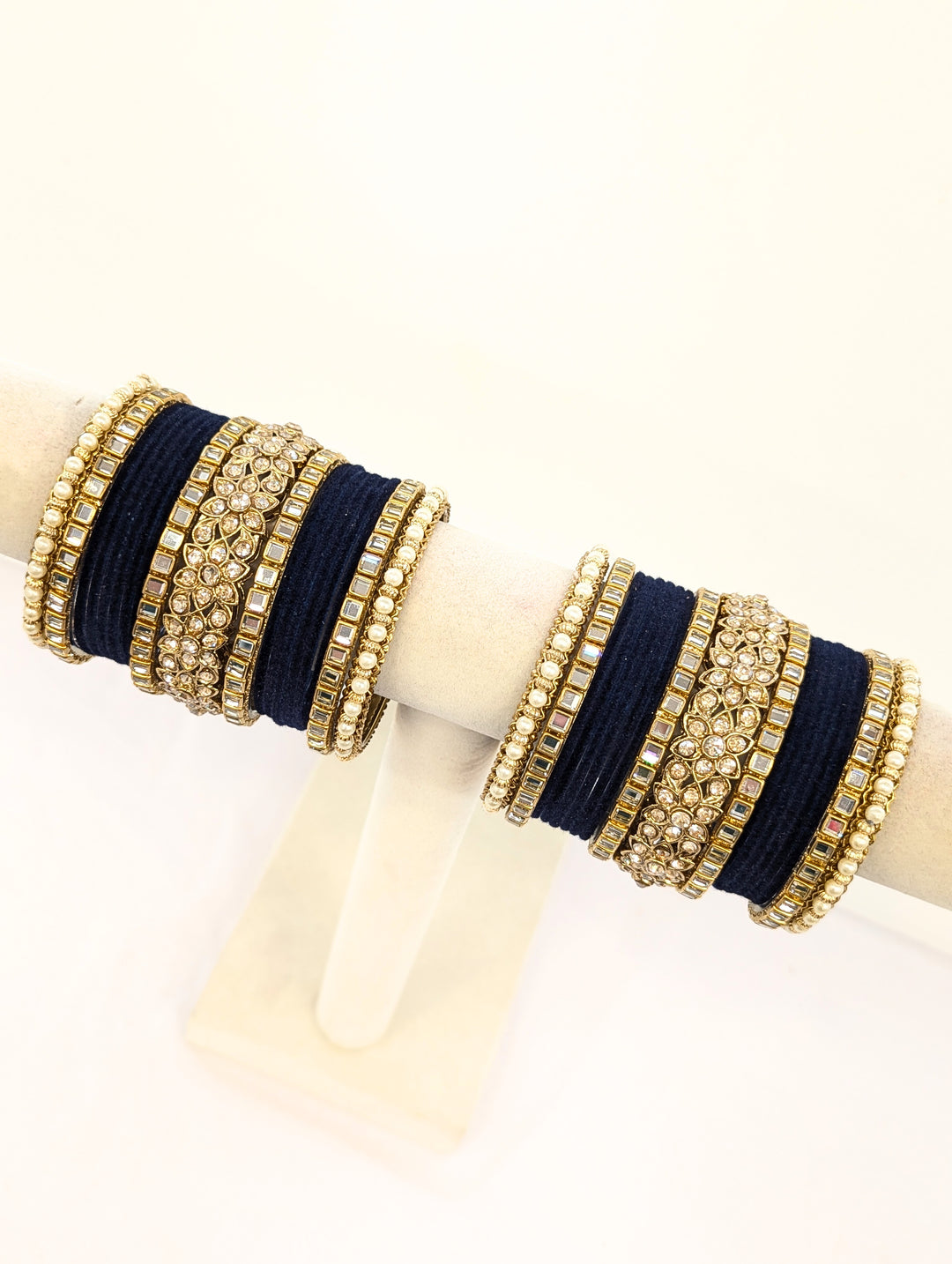 Divya Stones Bangles  - 2 HAND SET