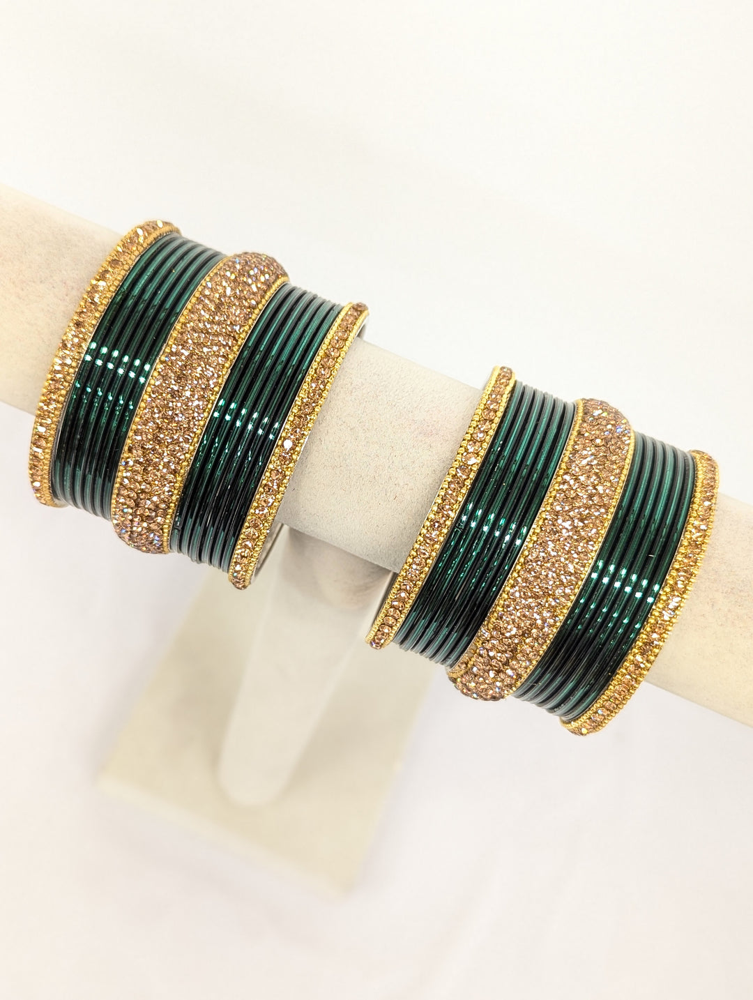 Kamini Stones Bangles  - 2 HAND SET