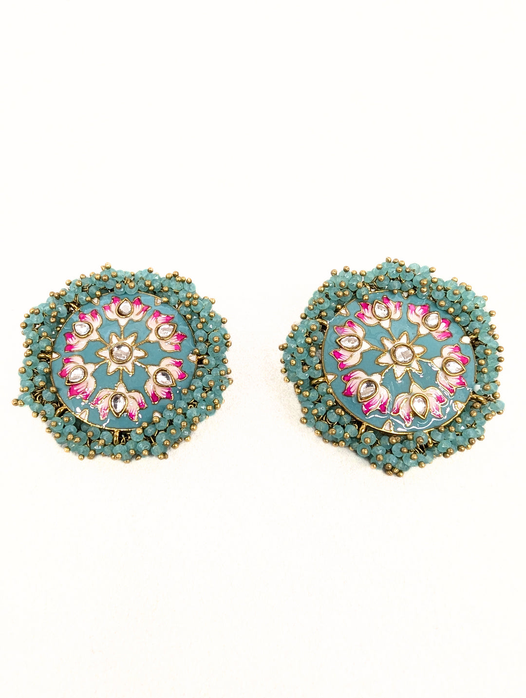 TARA MEENAKARI STUD EARRINGS