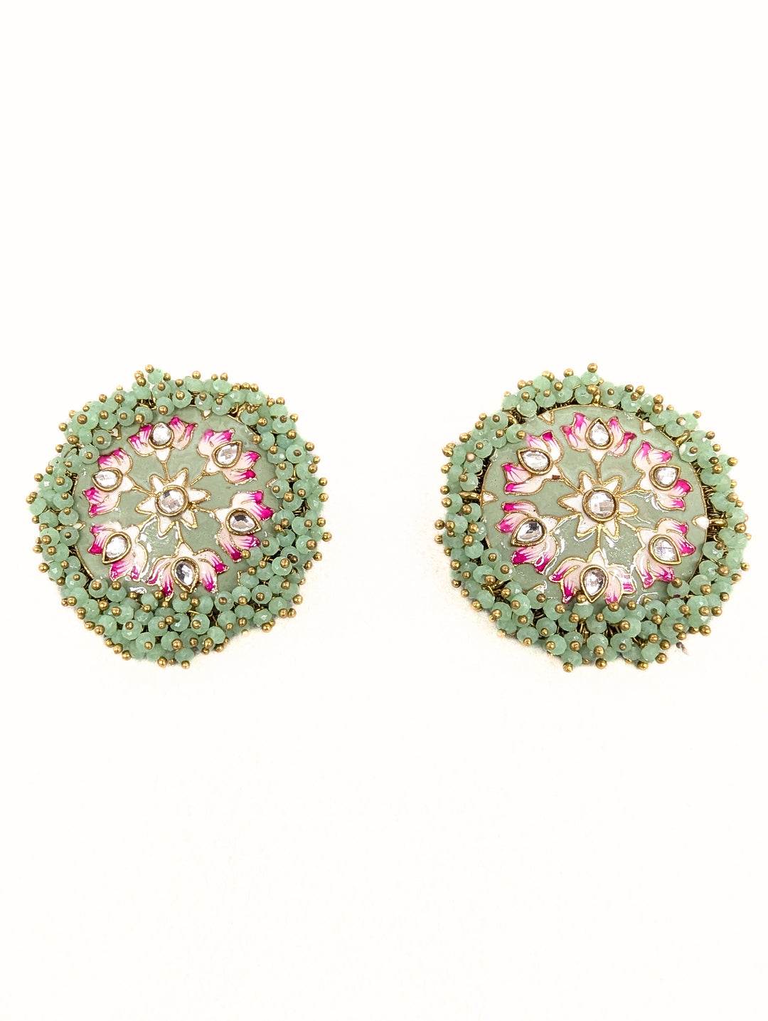 TARA MEENAKARI STUD EARRINGS