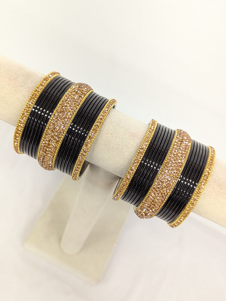 Kamini Stones Bangles  - 2 HAND SET