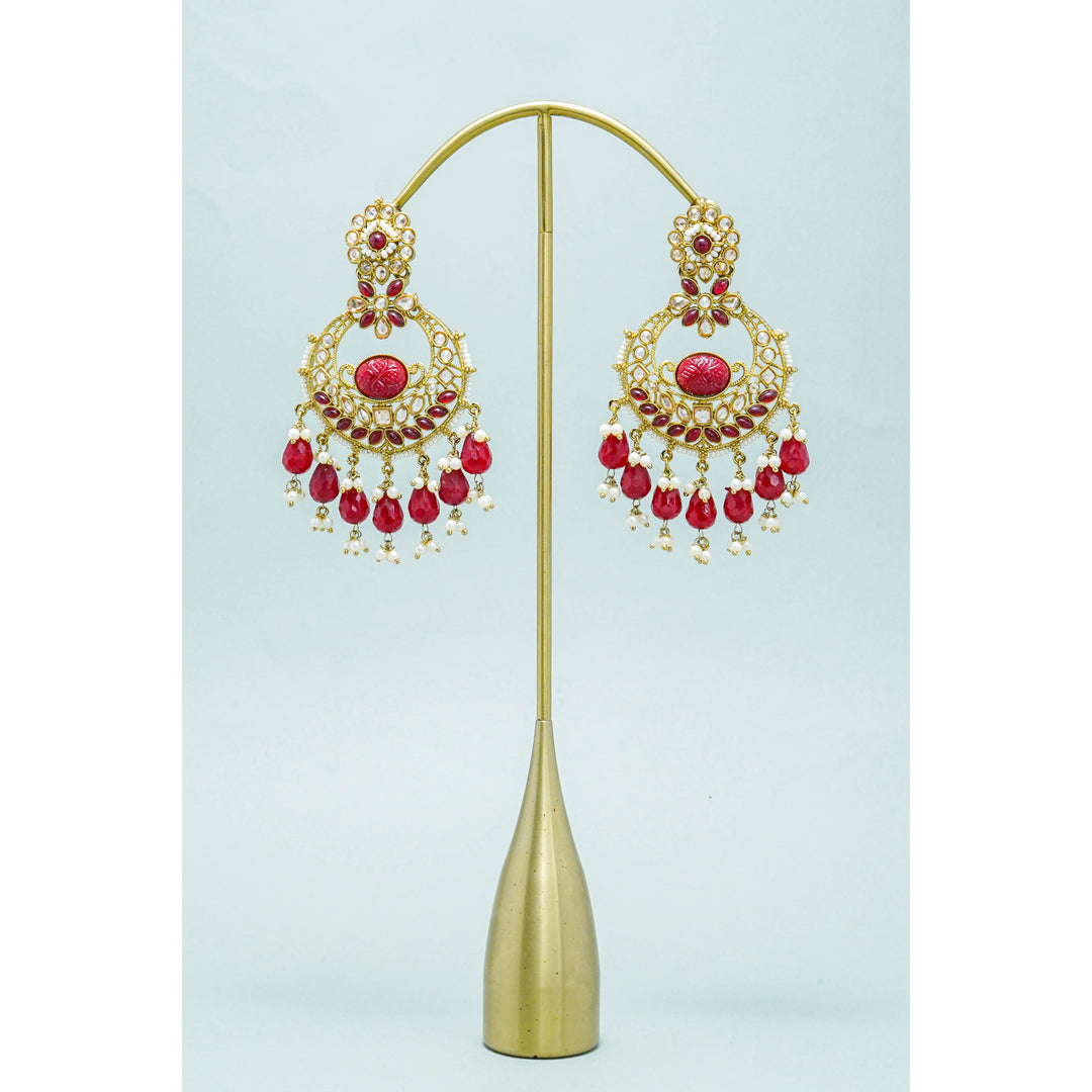 NANDINI POLKI EARRINGS