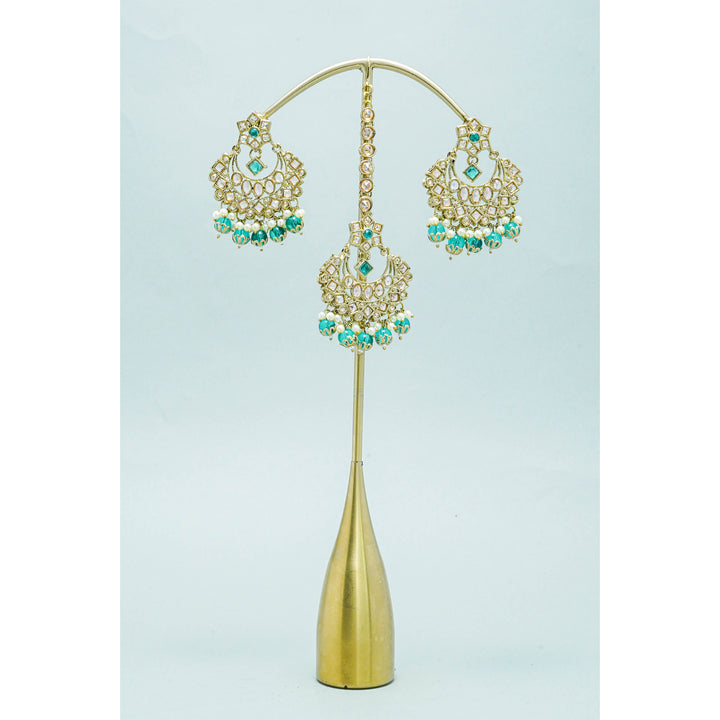 SAKSHI EARRINGS WITH TIKKA