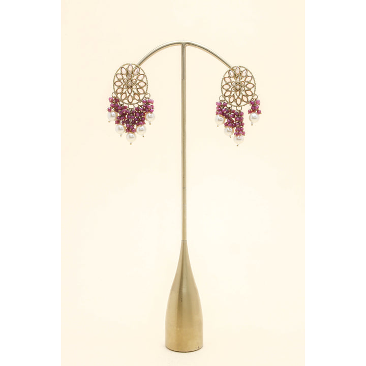 KAVYA POLKI EARRINGS