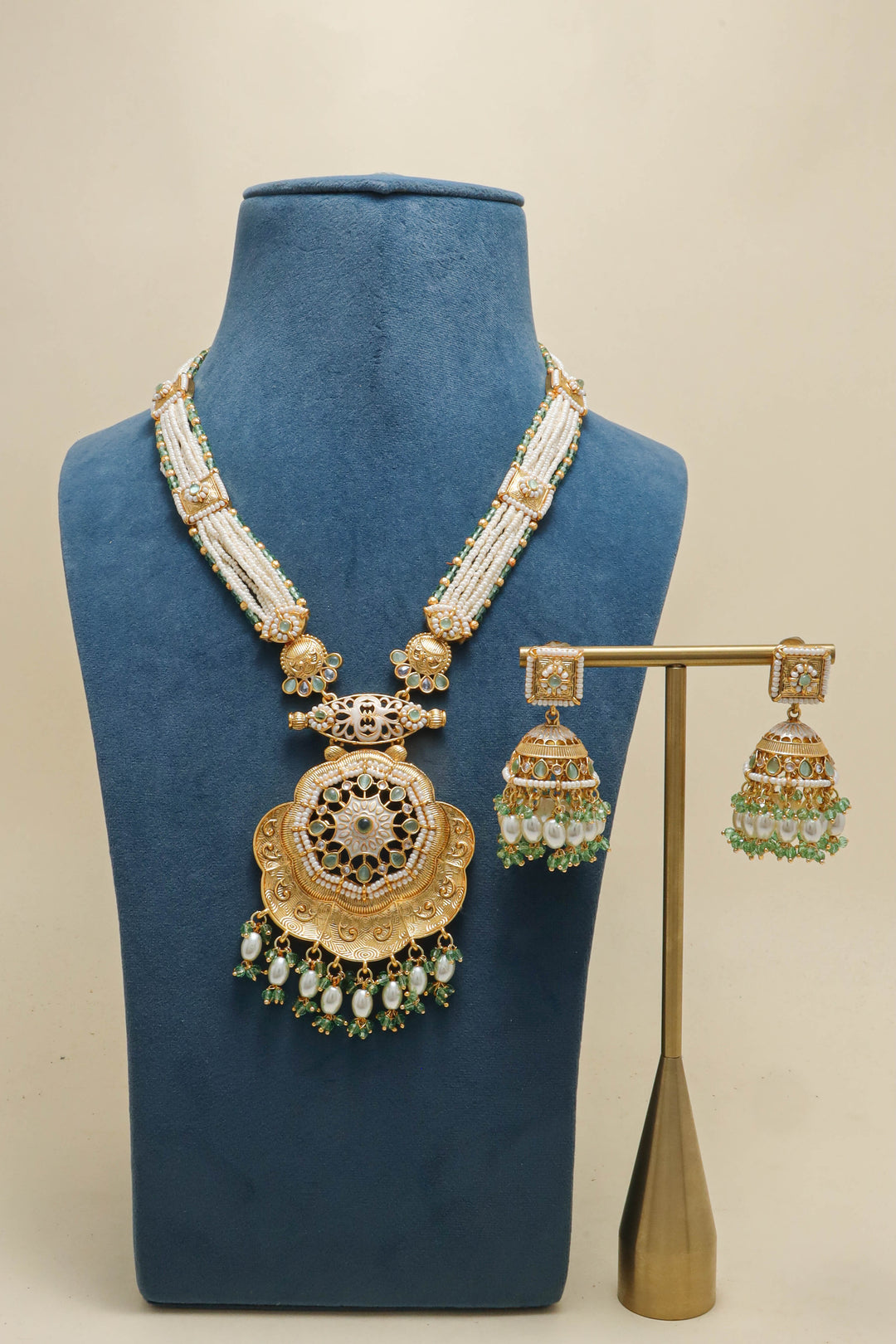 Pari Polki Full Mala Set