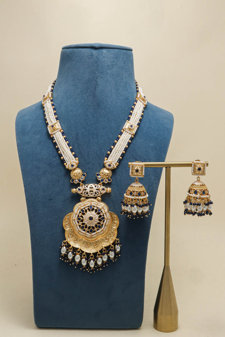 Pari Polki Full Mala Set