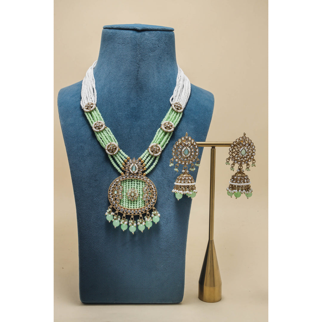 SHAGUN POLKI MALA SET