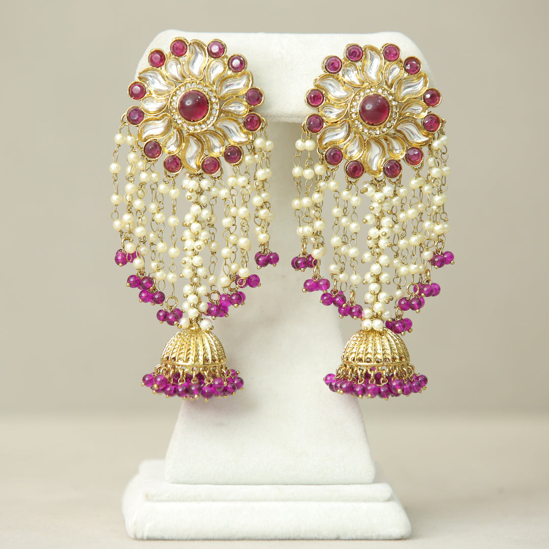 Aria Kundan Earrings