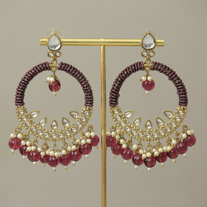 Akshara Kundan Earrings