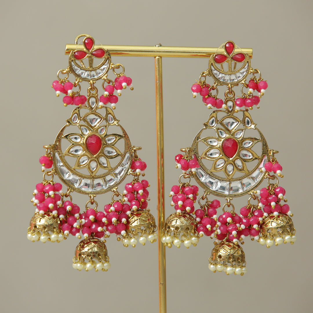 Nisha Kundan Earrings