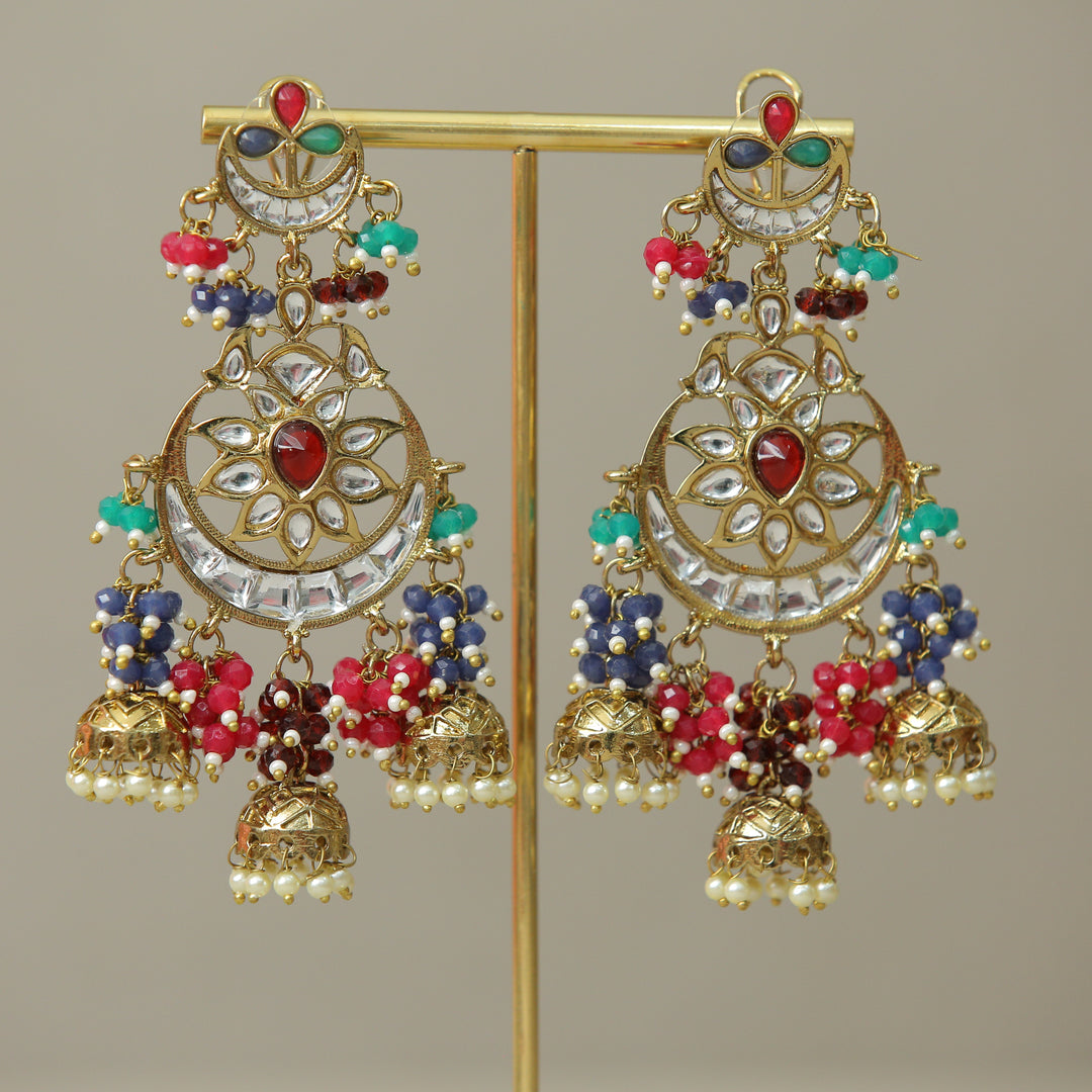 Amara Kundan Earrings