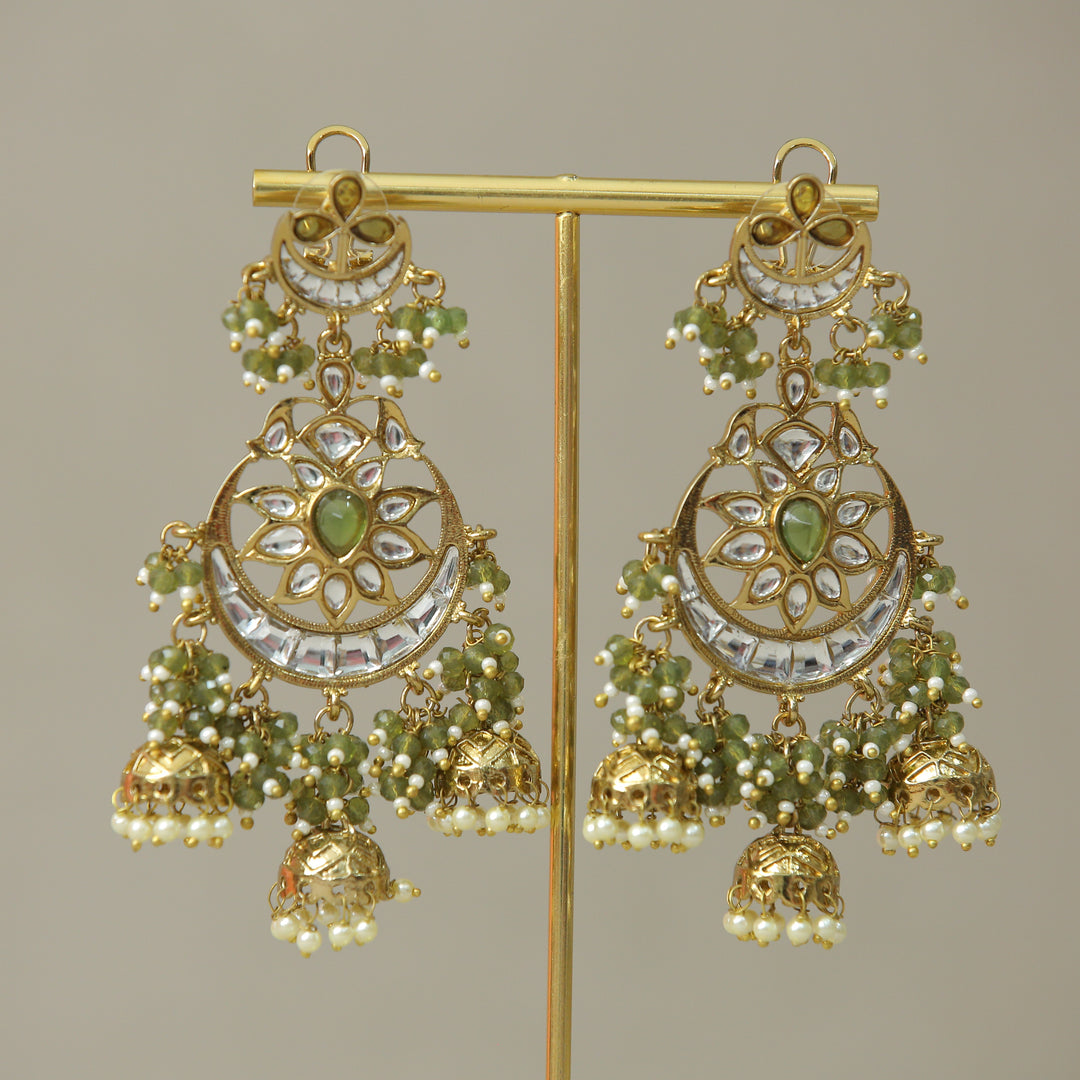 Nisha Kundan Earrings