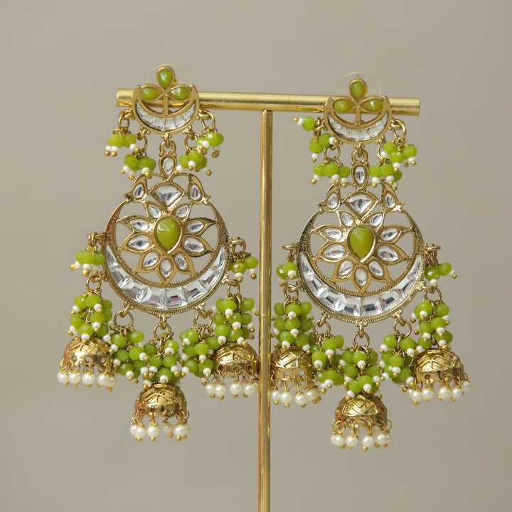 Nisha Kundan Earrings