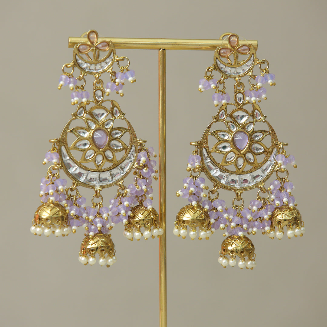 Nisha Kundan Earrings