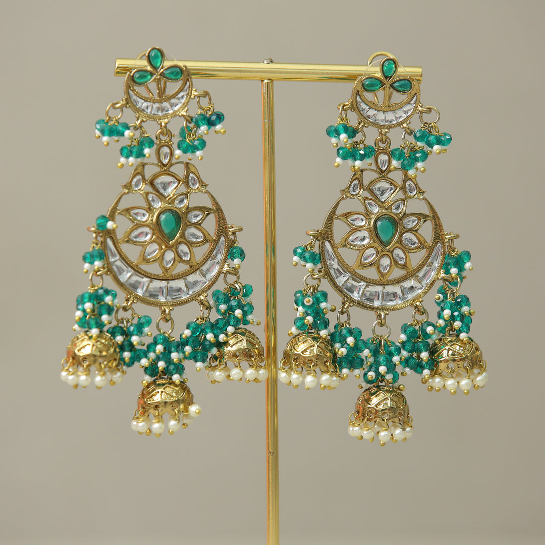 Nisha Kundan Earrings