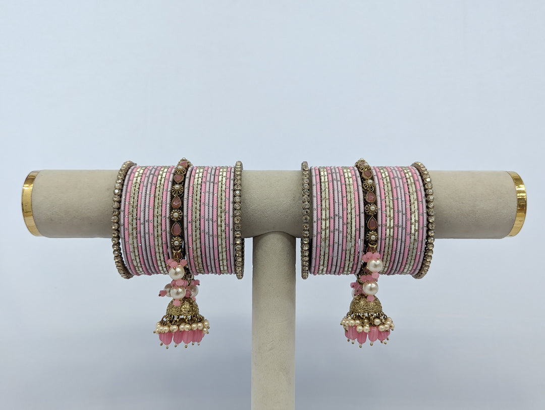 PINK BANGLES - 2 HAND SET