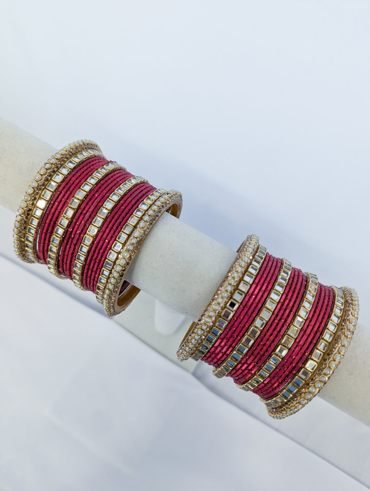 RED BANGLES - 2 HAND SET