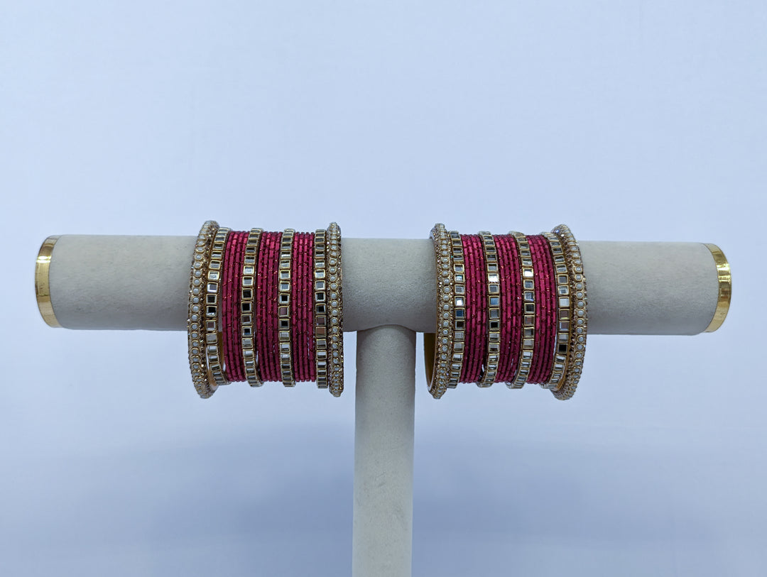 RED BANGLES - 2 HAND SET