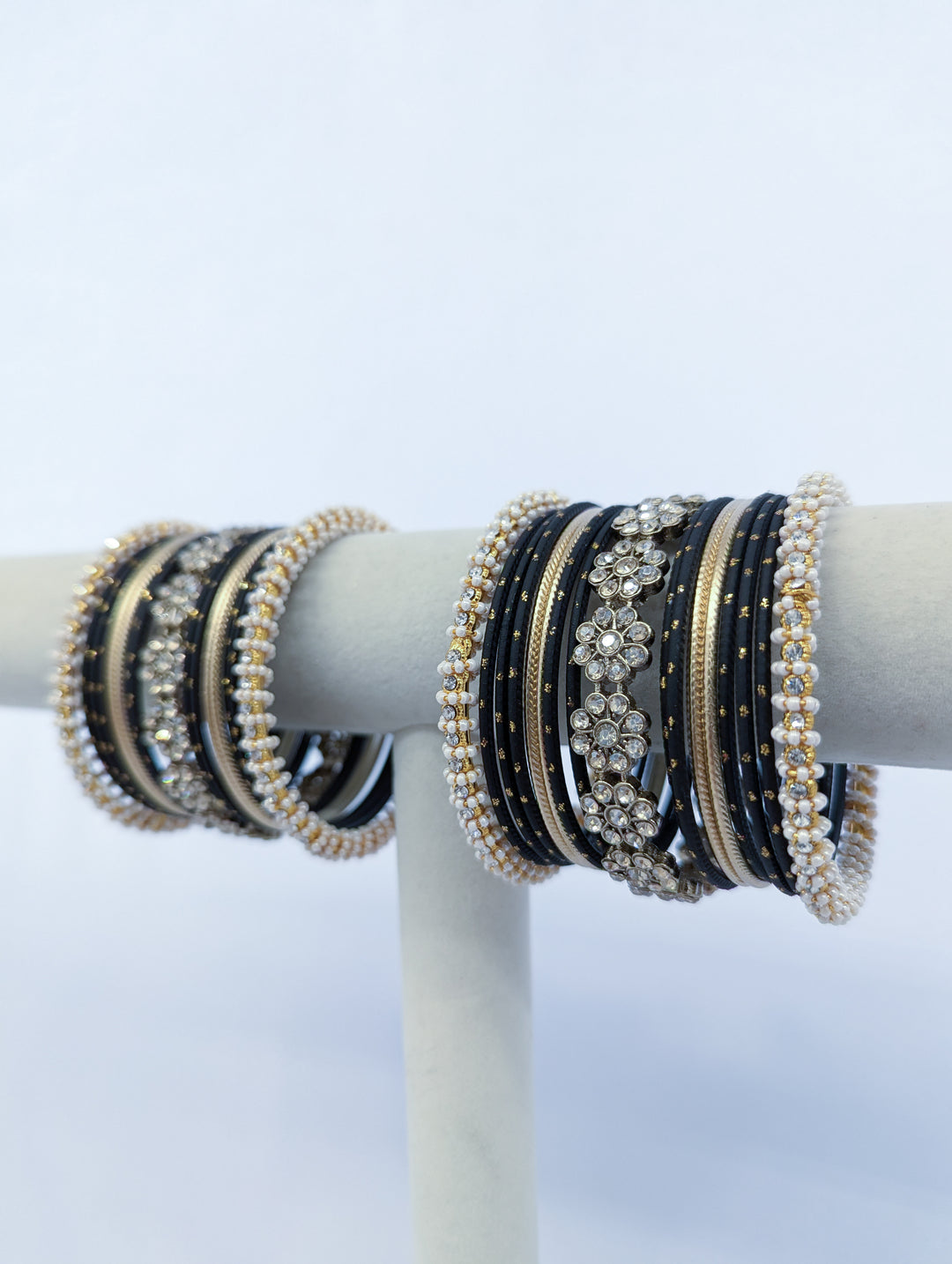 BLACK BANGLES - 2 HAND SET