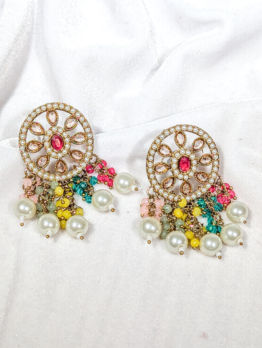 MIRA POLKI EARRINGS