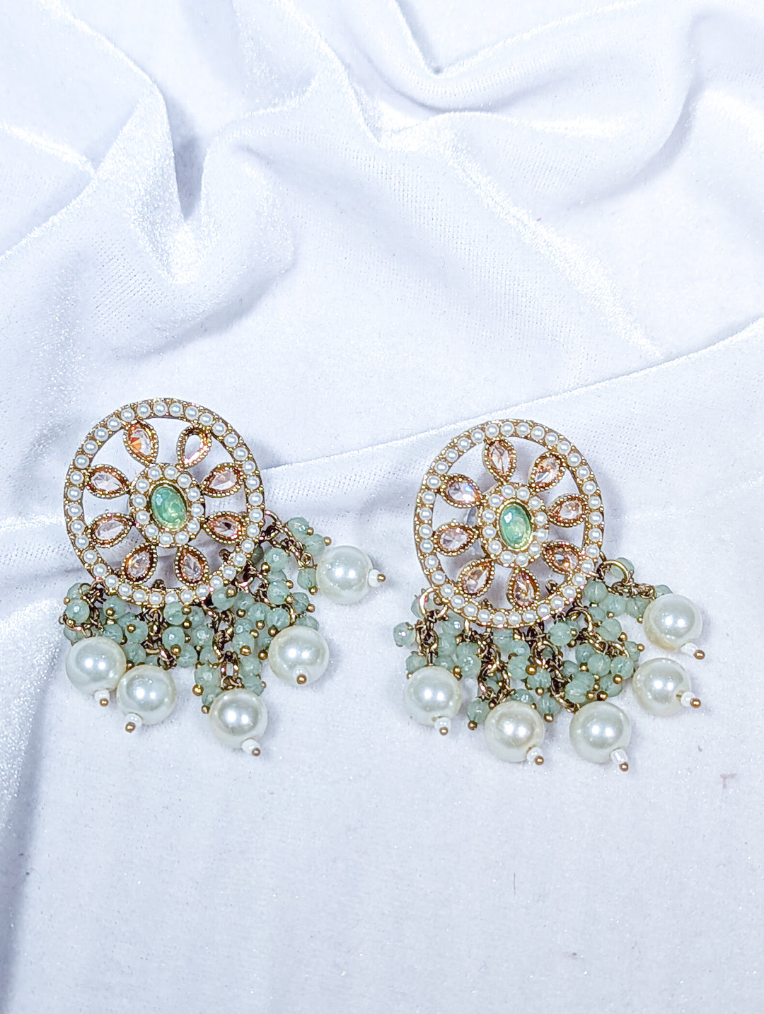 MIRA POLKI EARRINGS