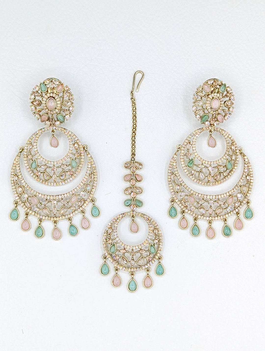 Aahana CZ Earring and Tikka