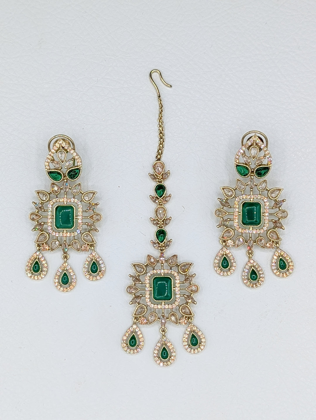 Jiya CZ Earring and Tikka