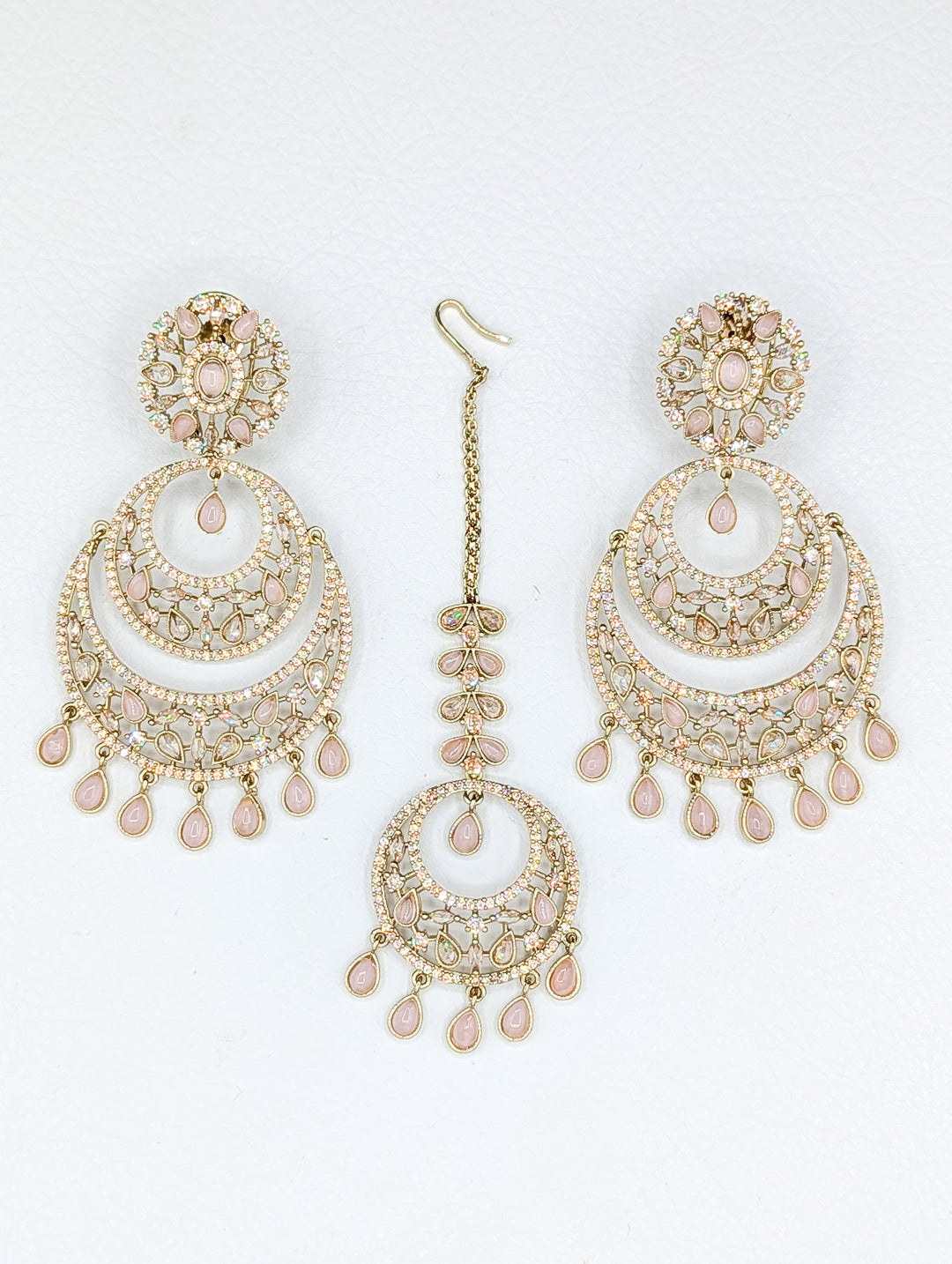 Aahana CZ Earring and Tikka