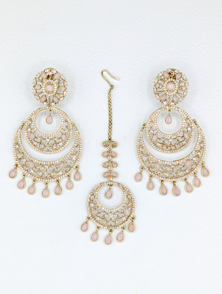 Aahana CZ Earring and Tikka