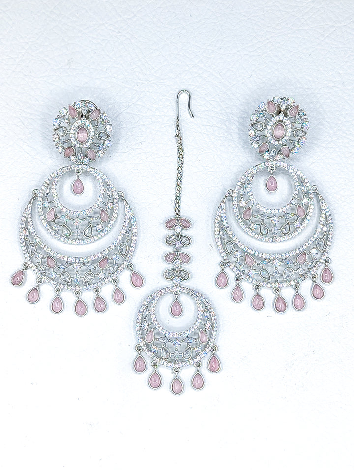 Esha CZ Earring and Tikka