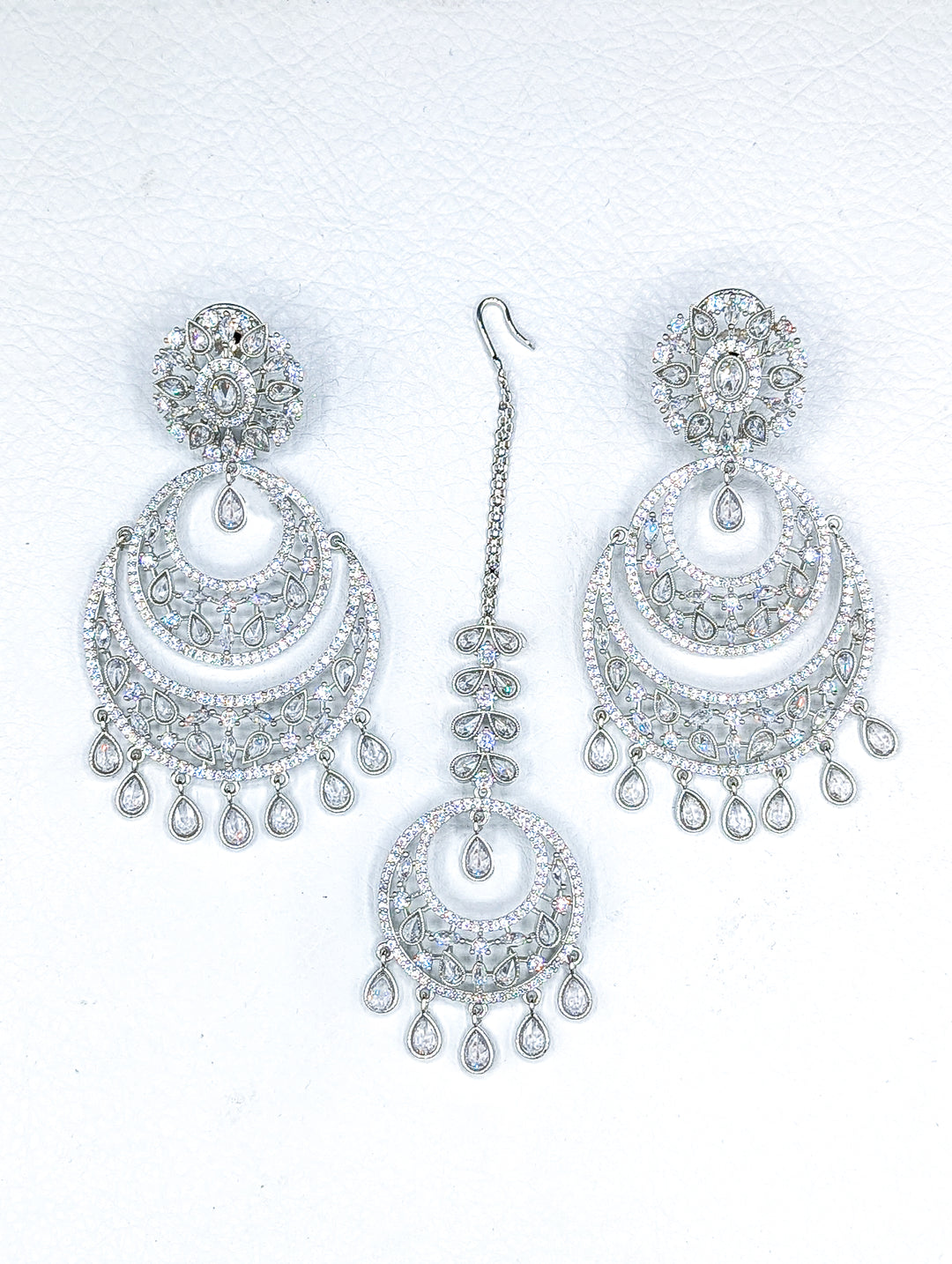 Esha CZ Earring and Tikka