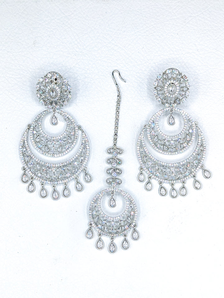 Esha CZ Earring and Tikka