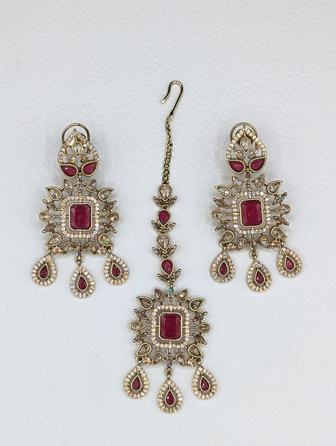 Jiya CZ Earring and Tikka