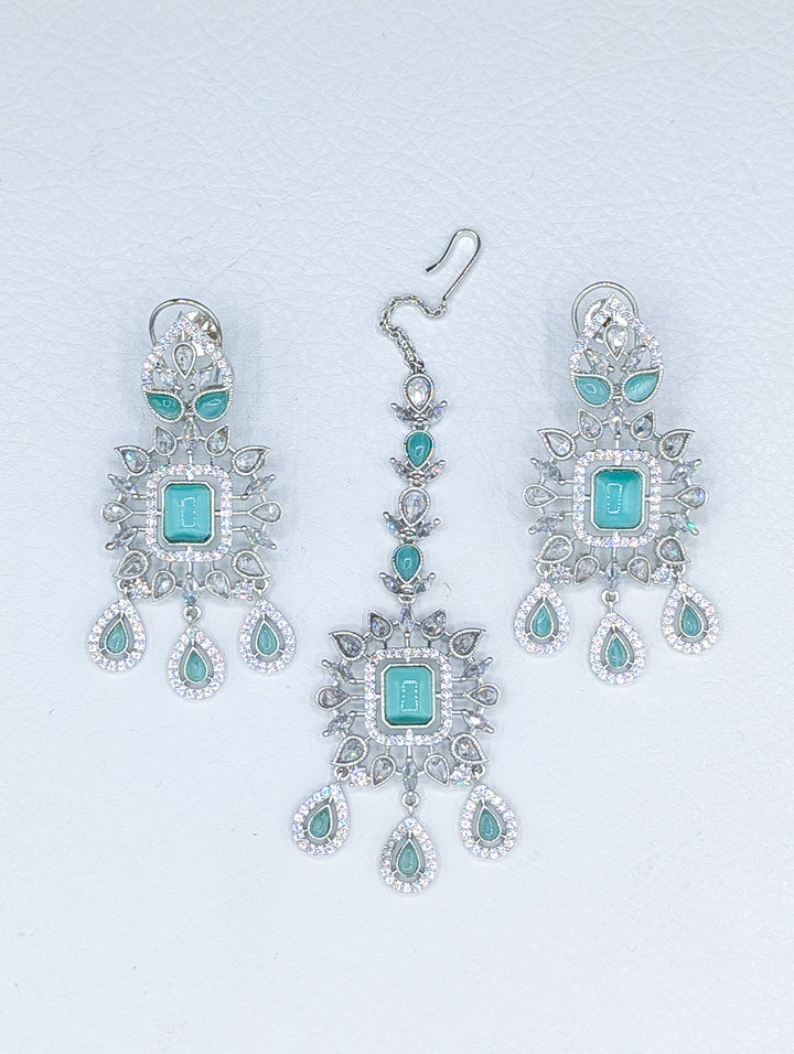 Nayra CZ Earring and Tikka