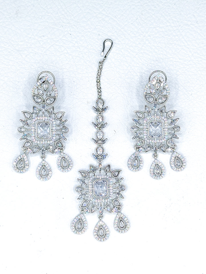 Nayra CZ Earring and Tikka