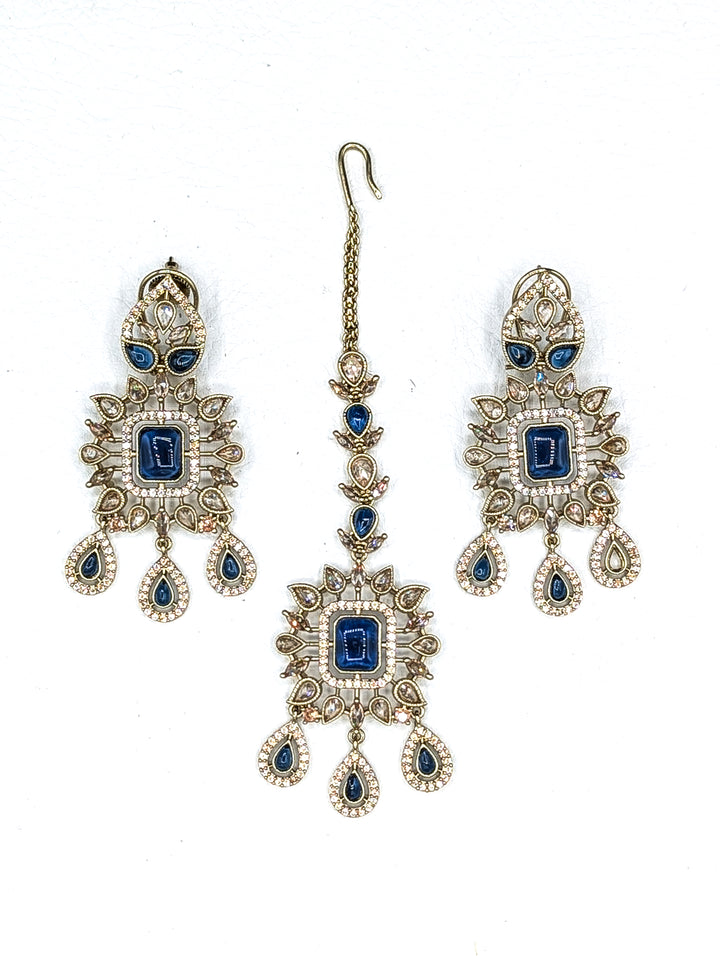 Jiya CZ Earring and Tikka