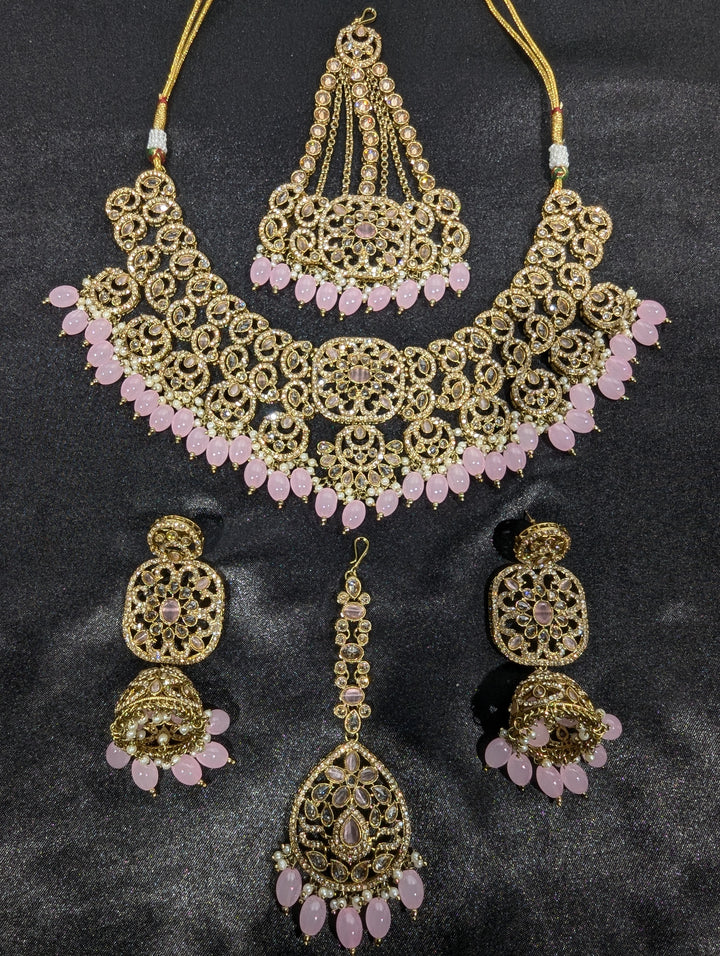 Simran Polki Semi Bridal Set