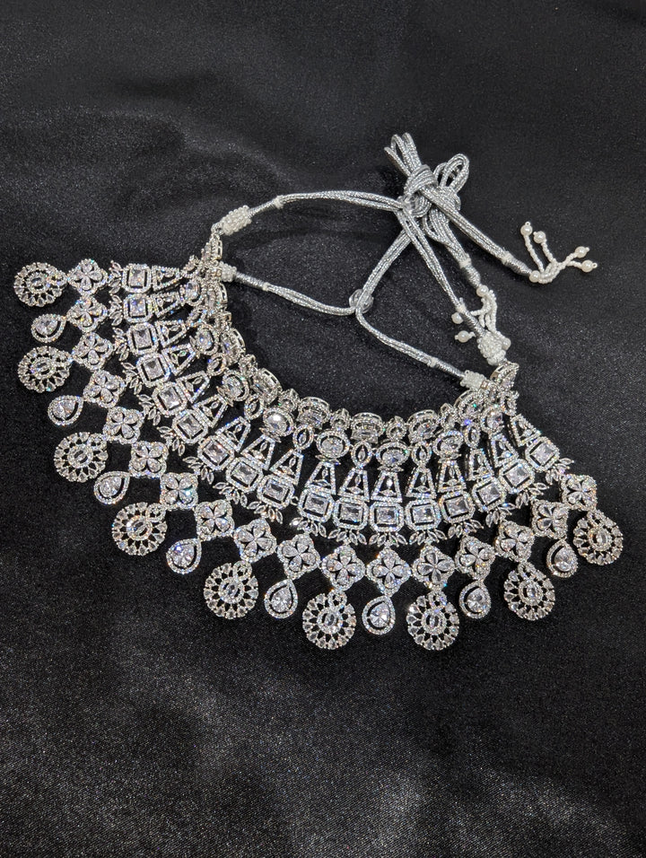 Ishika CZ Semi Bridal Set