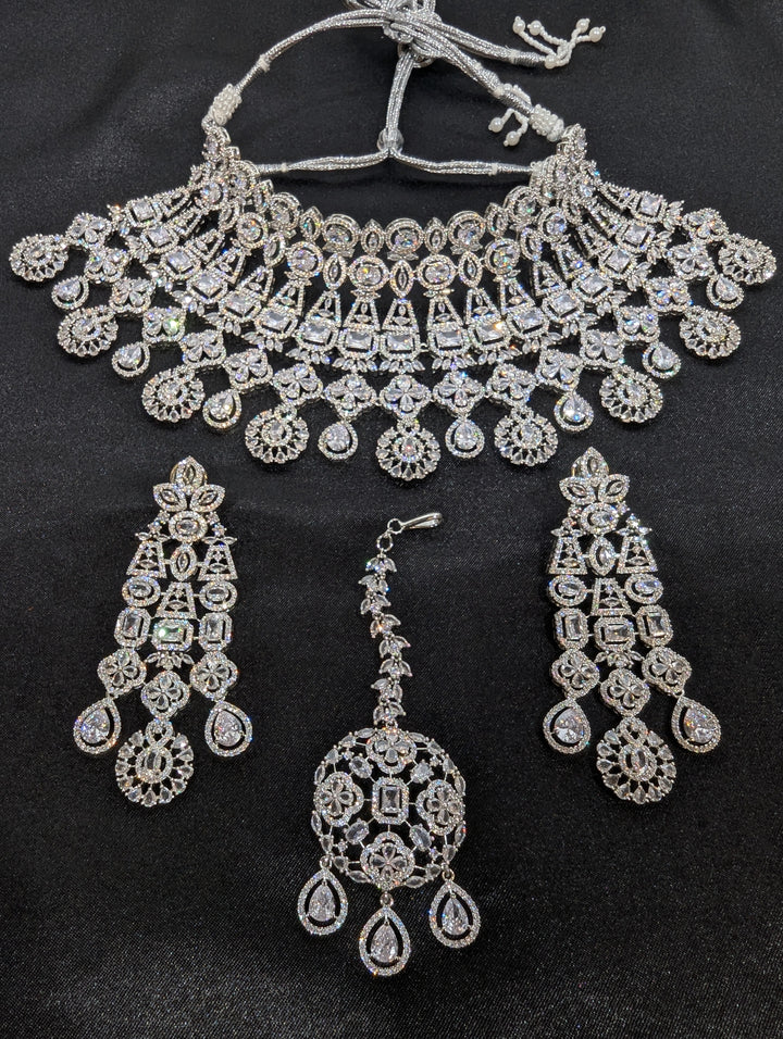 Ishika CZ Semi Bridal Set