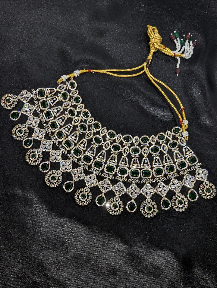 Shivani CZ Semi Bridal Set