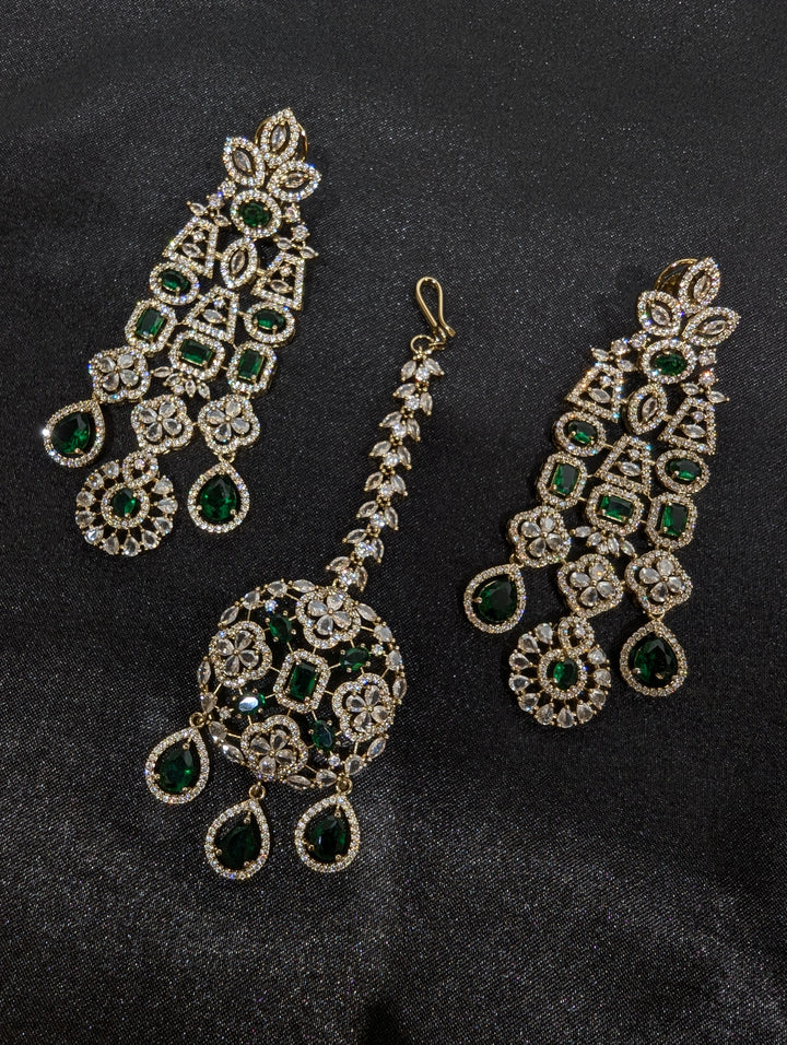 Shivani CZ Semi Bridal Set