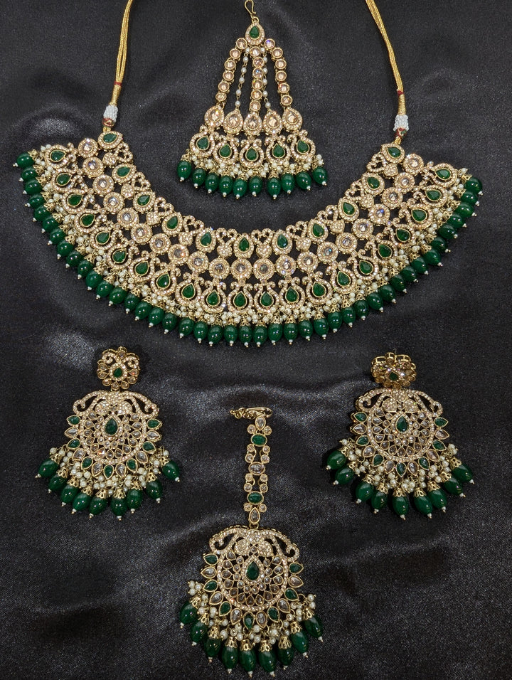 Divya Polki Semi Bridal Set