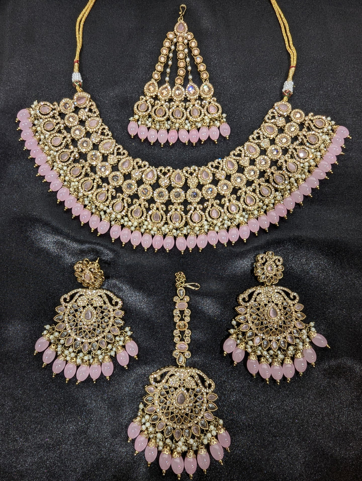 Srishti Polki Semi Bridal Set