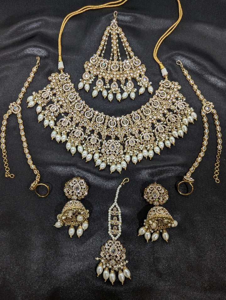 Tara Polki Semi Bridal Set