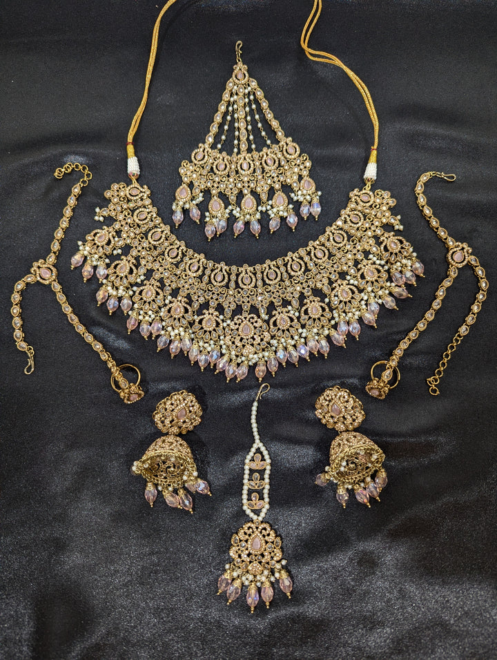 Meera Polki Semi Bridal Set