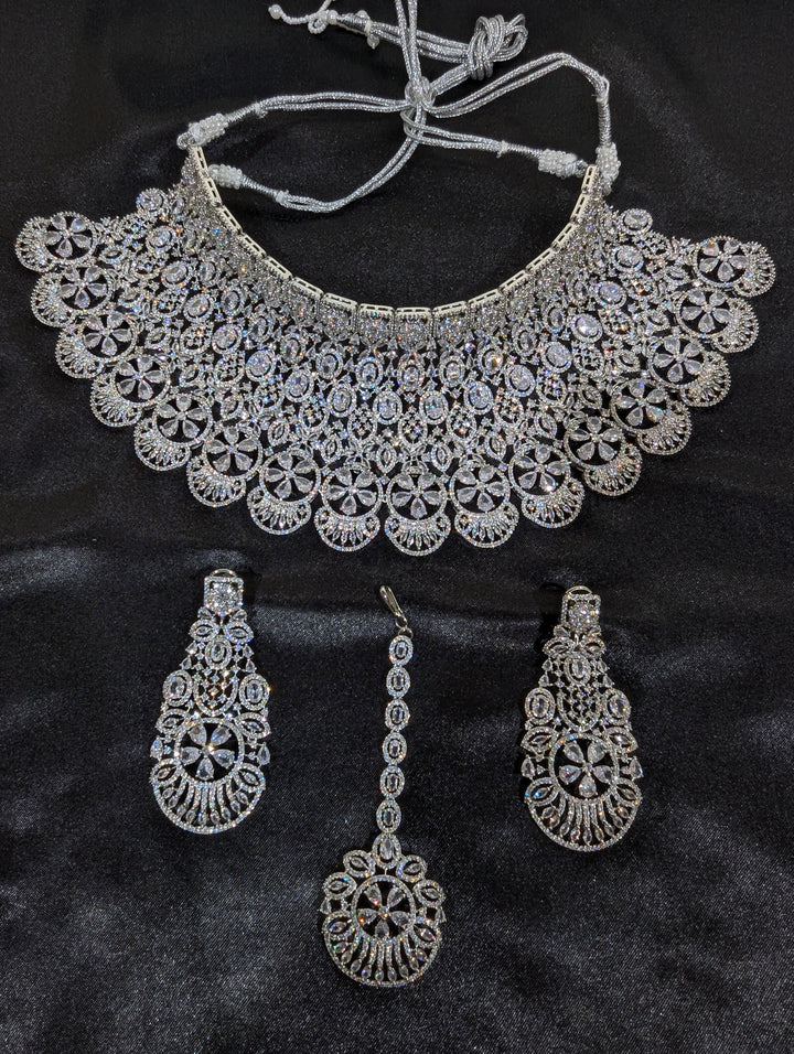 Maria CZ Semi Bridal Set