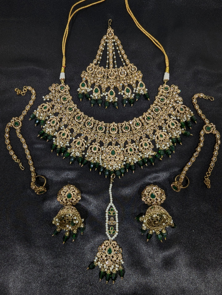 Shivani Polki Semi Bridal Set