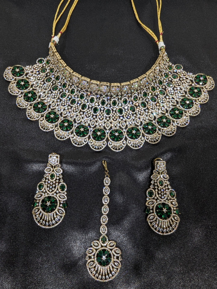 Naina CZ Semi Bridal Set