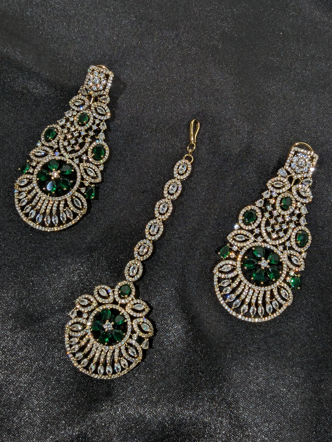 Naina CZ Semi Bridal Set